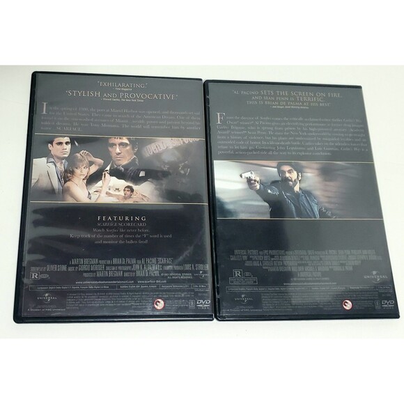 Gangster 5-Movie DVD Lot Scarface Carlito’s Way American Public Enemies - Picture 7 of 9